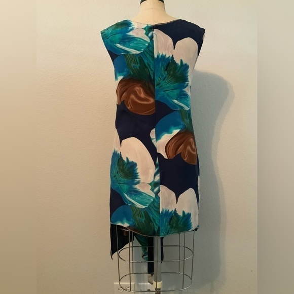 anthropologie Silk Print Dress. Spring - Picture 3 of 10